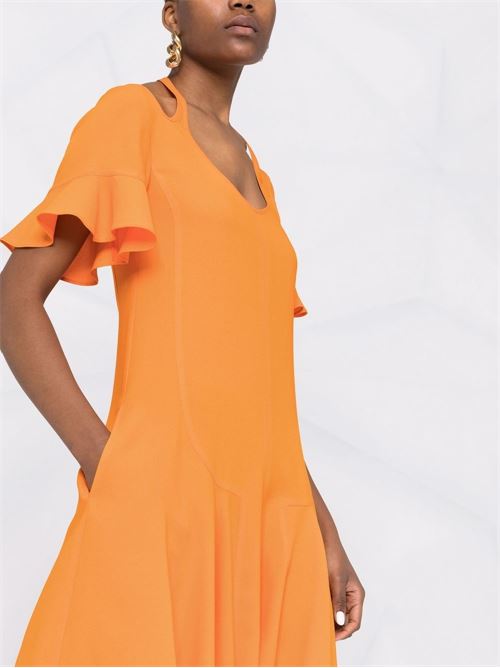 V-neck flared dress STELLA MCCARTNEY | 604238SSA027501